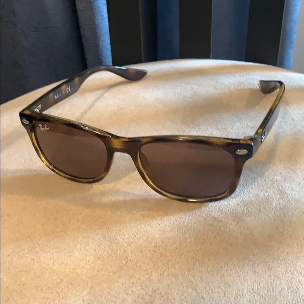 Rayban Polarized Cheetah print sunglasses